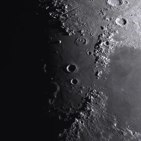 雨の海東岸の３山脈 2024/6/14