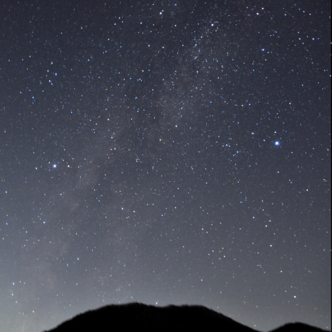 薬莱山に沈む夏の大三角  202411/25