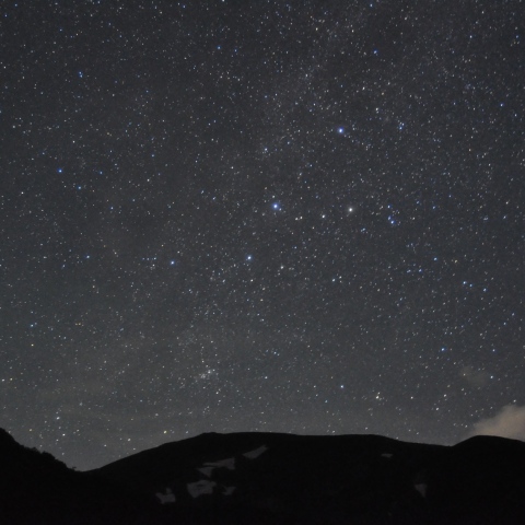 月山から昇るカシオペヤ 2025/7/19