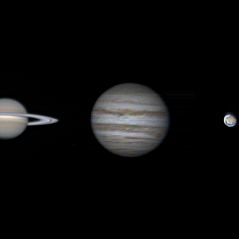 土星、木星、火星 2026/10/09