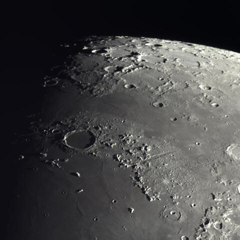 月齢8.4 プラトンの夜明け 2021/7/18