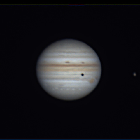 木星とガニメデとその影 2021/9/20