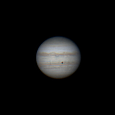 木星とイオの影 2022/8/28