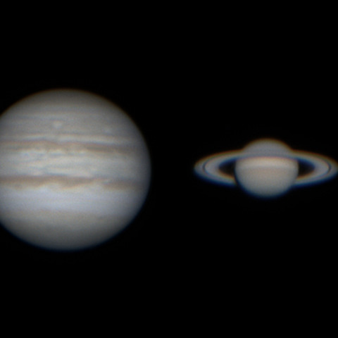 木星，土星 2022/9/16