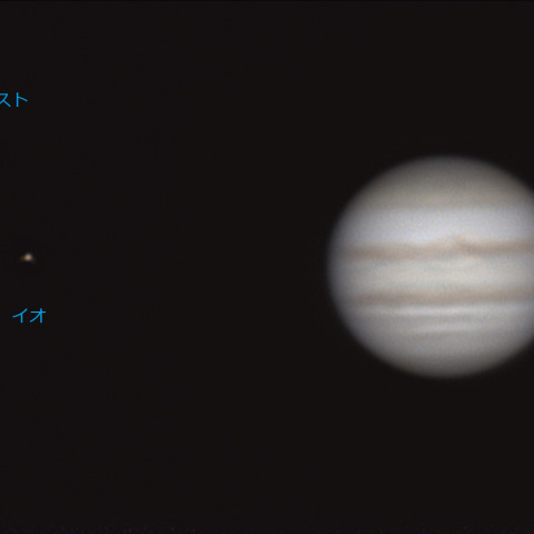 木星と並ぶ３衛星 2022/9/30