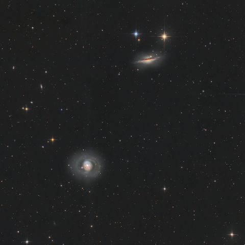 M77 with NGC1055