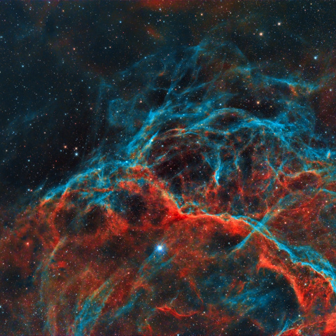 Northern part of Vela Supernova Remnant
