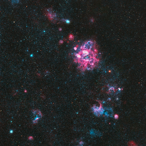 NGC1763 region IN LMC