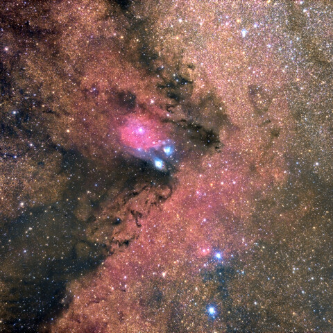 NGC6589、NGC6590、IC1283