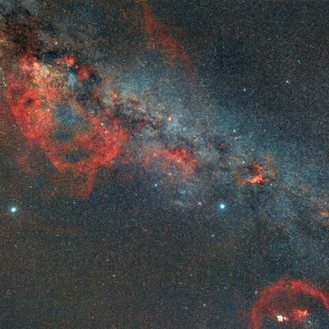 Southern Milky Way and Gum Nebula