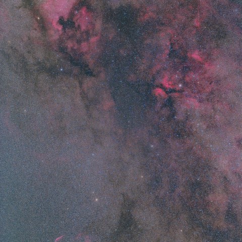 はくちょう座付近の散光星雲