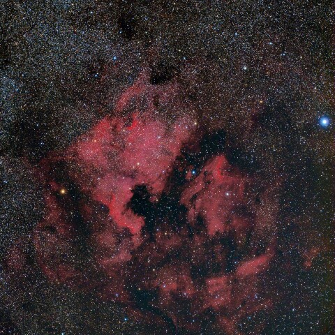 北アメリカ星雲とペリカン星雲