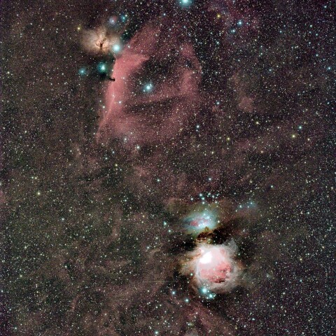 オリオン座中心部