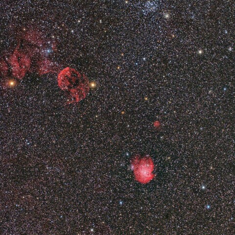 ふたご座付近の散光星雲