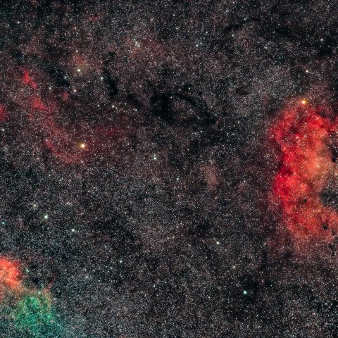 IC1396付近の散光星雲