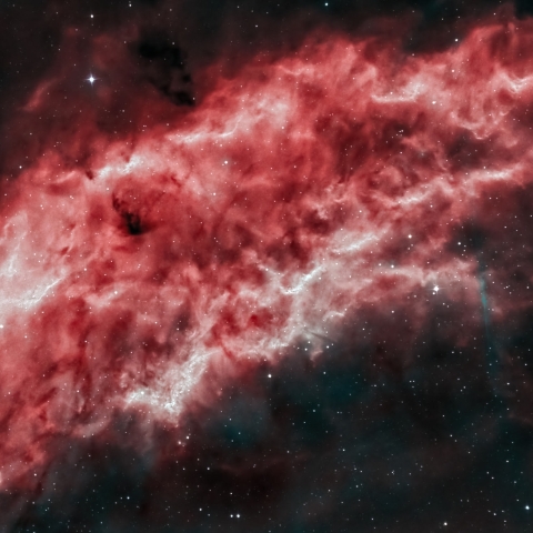 カリフォルニア星雲中心部