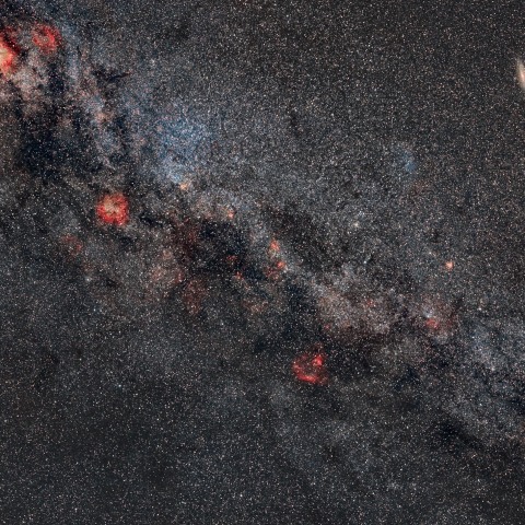 北アメリカ星雲から秋の銀河