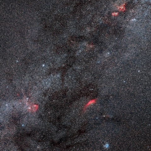 ペルセウス座からぎょしゃ座への銀河