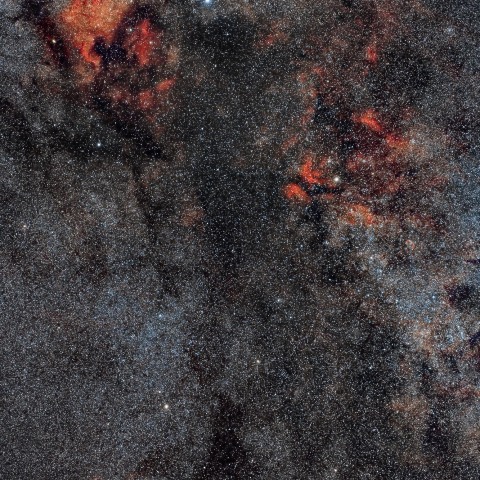 はくちょう座付近の散光星雲