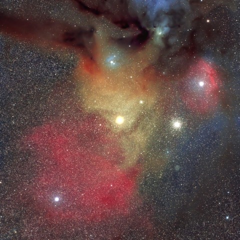 アンタレス付近の星雲