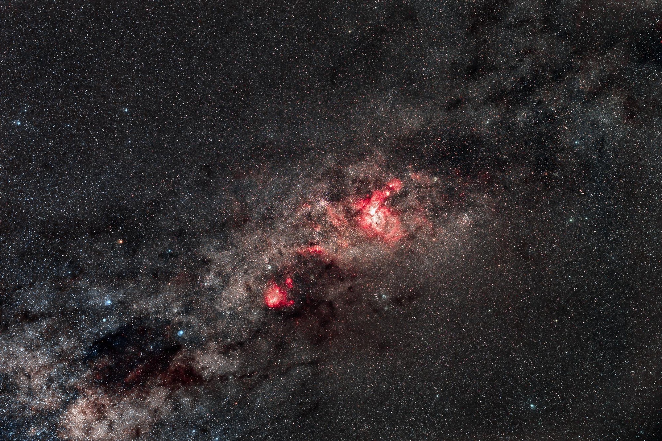 7 イータカリーナ星雲とic2944 By Ichiro Itagaki 天体写真ギャラリー