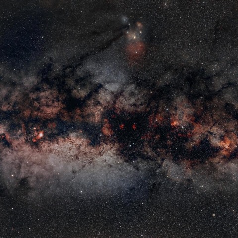 Sagittarius, Scorpius and the center of the Milky Way