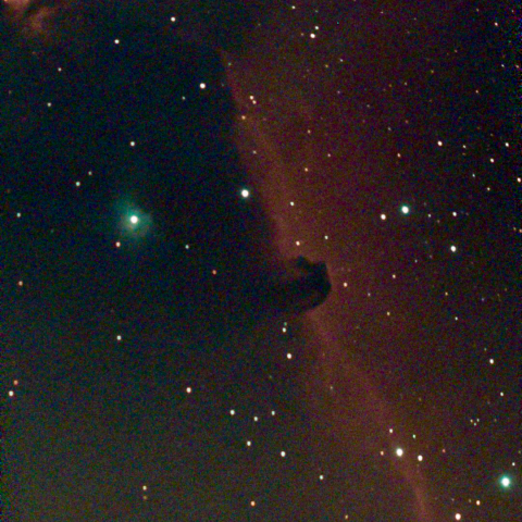 オリオン座　馬頭星雲01