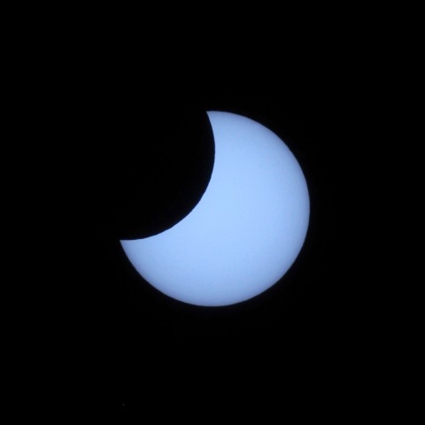 新年の部分日食