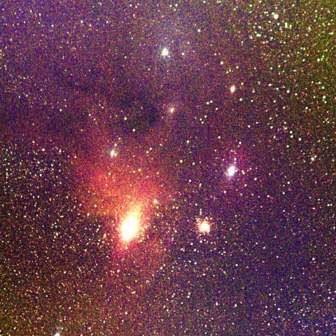 さそり座アンタレス付近