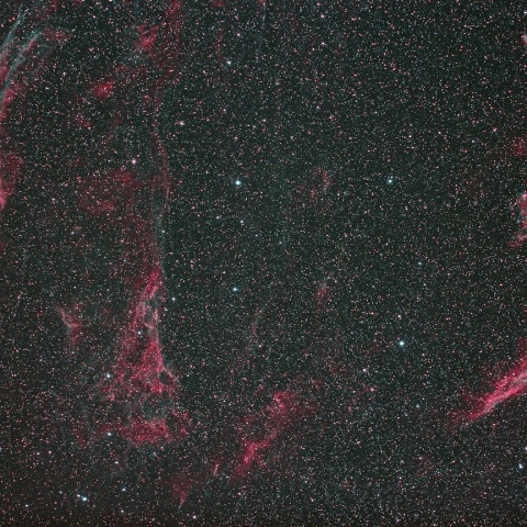 NGC6960＋NGC6992　網状星雲