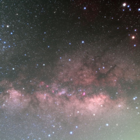 天の川（わし座～さそり座）