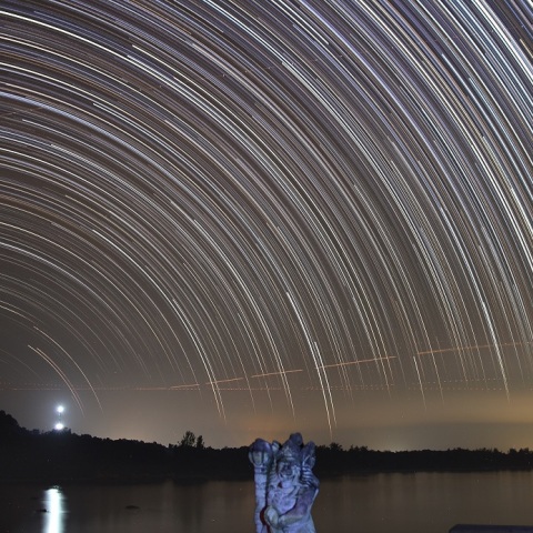 赤道直下の日周運動