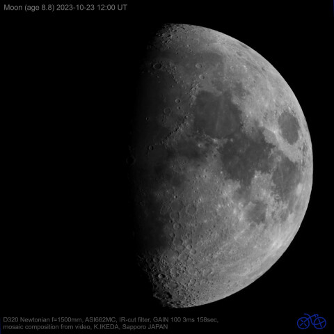 2023/10/23 UT の月