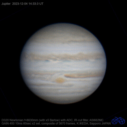 2023/12/04 UT 木星