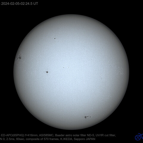 2024/02/05 UT 太陽