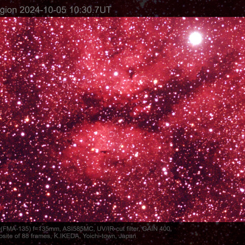 2024/10/05UT はくちょう座サドル周辺
