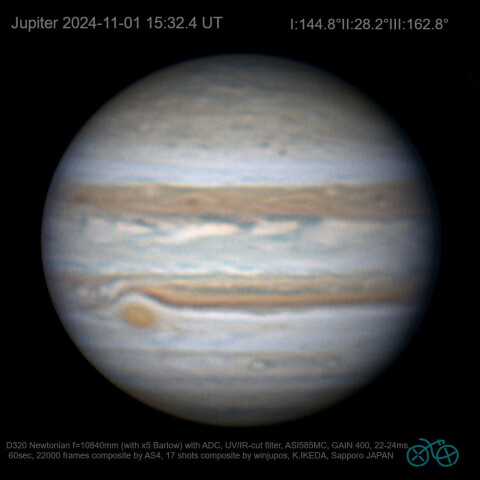 2024/11/01 UT 木星