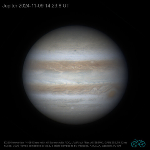 2024/11/09 UT 木星