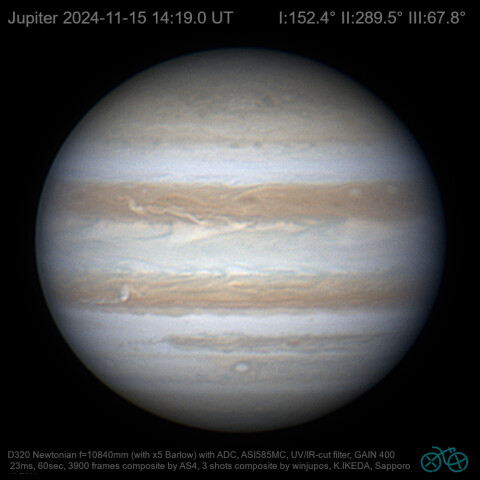 2024/11/15 UT 木星