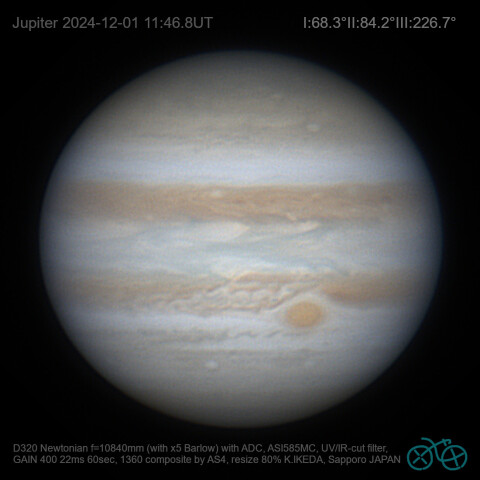 2024/12/01 UT 木星