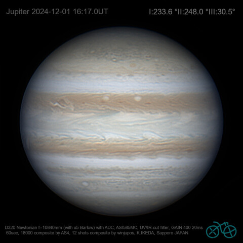 2024/12/01 UT 木星