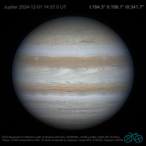 2024/12/01 UT 木星