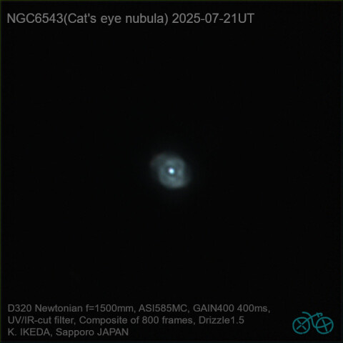 Cat's eye nebula 2025-07-21