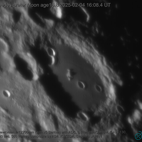 2026-02-04UT 月面(16.8) クレオメデスクレーター