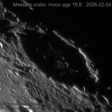 2026-02-04UT 月面(16.8) メッサラクレーター