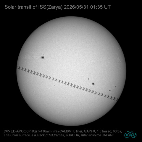 2026-05-31 ISS太陽面通過