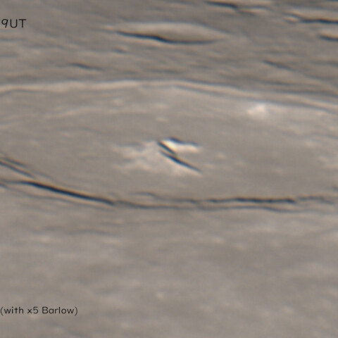 2022/9/11 月 ピタゴラスクレーター