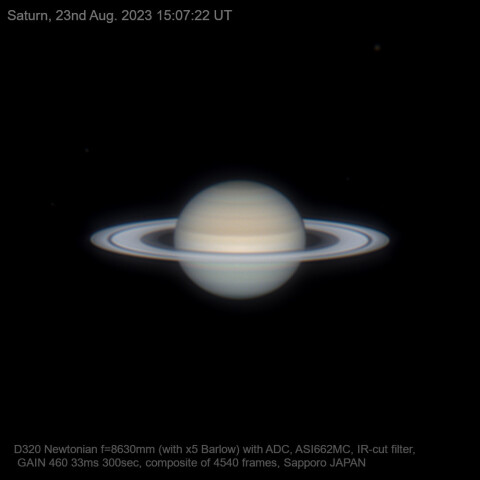2023/8/23 UT 土星