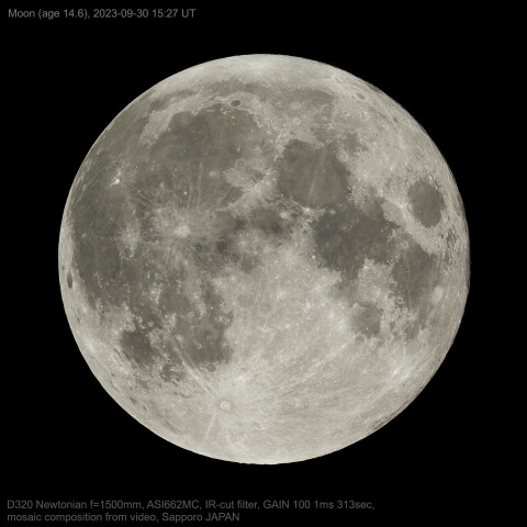 2023/9/29 UT 月(中秋の名月)