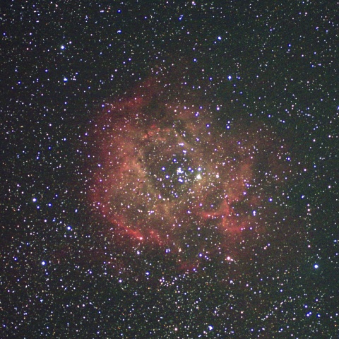 NGC2237バラ星雲　平沢ダム　AZ-GTiで撮る
